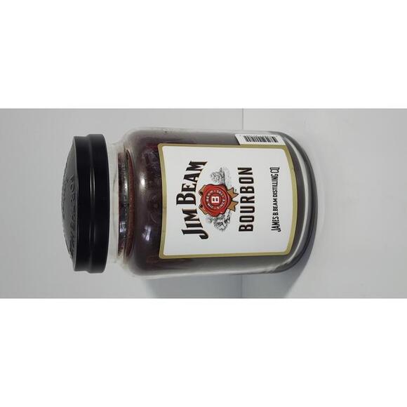 Jim Beam Bourbon Scented Candle in Glass Jar - Picture 1 of 6